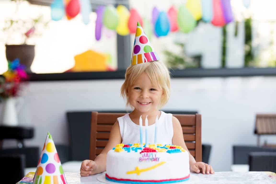 Gâteau d'anniversaire : 3 bougies