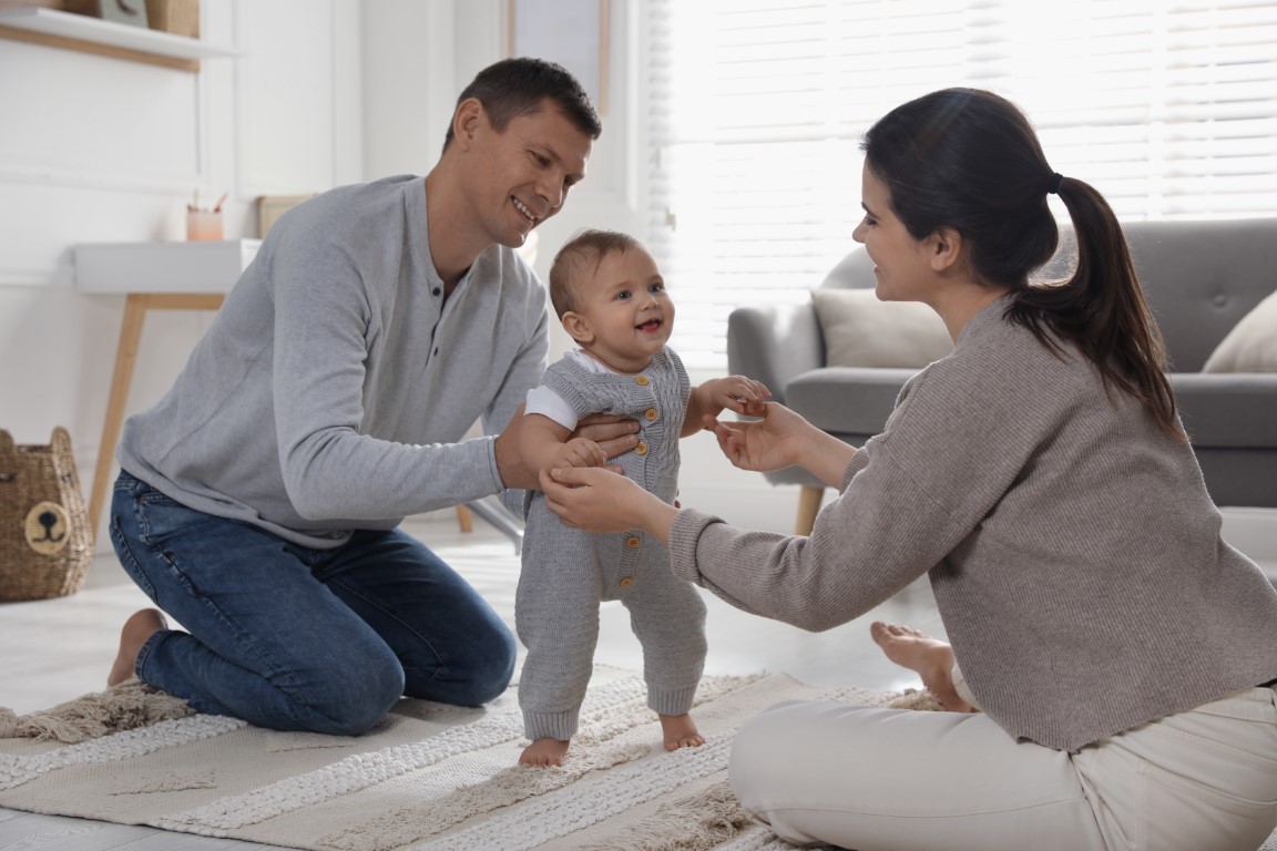 Les premiers pas de bébé